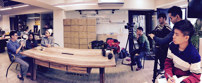 馬來西亞電視台採訪